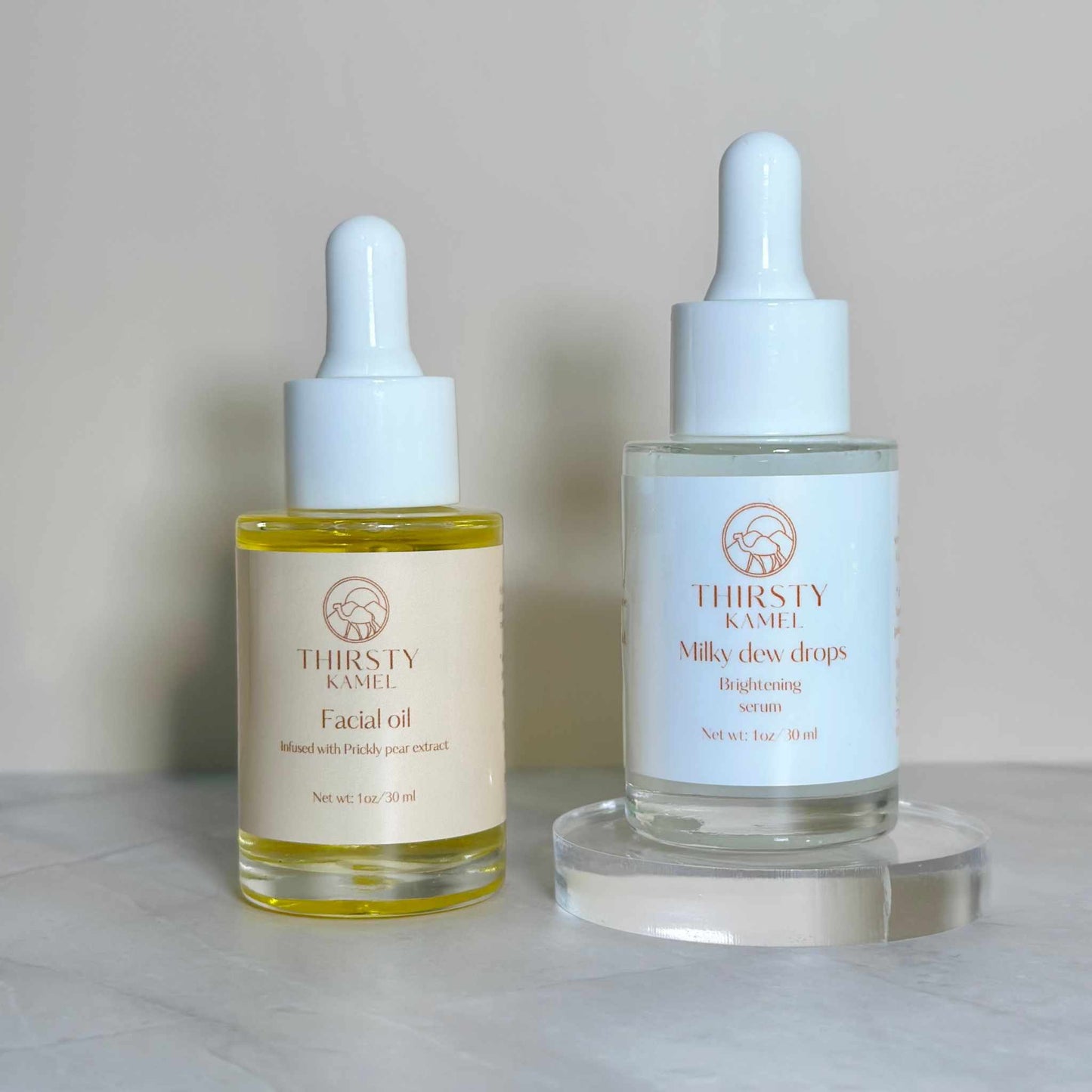 The milky prickly pear facial oil hydrated dew duo serum